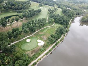 TPC Deere Run Aerial 16th River